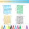 8 Sheets Letter Stickers, 1008 Alphabet Stickers,1 inch Vinyl Self-Adhesive Sticker Letters (Multicolored)